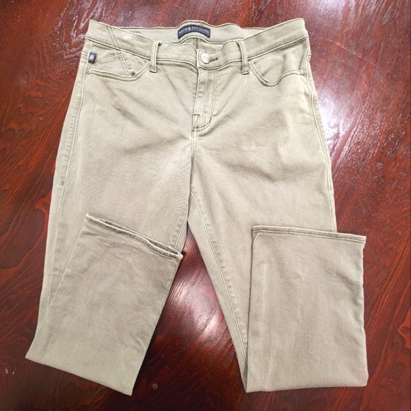 Rock & Republic Denim - Rock & Republic Kendall Women's Green Denim Straight  Stretch Jeans Plus Size 16